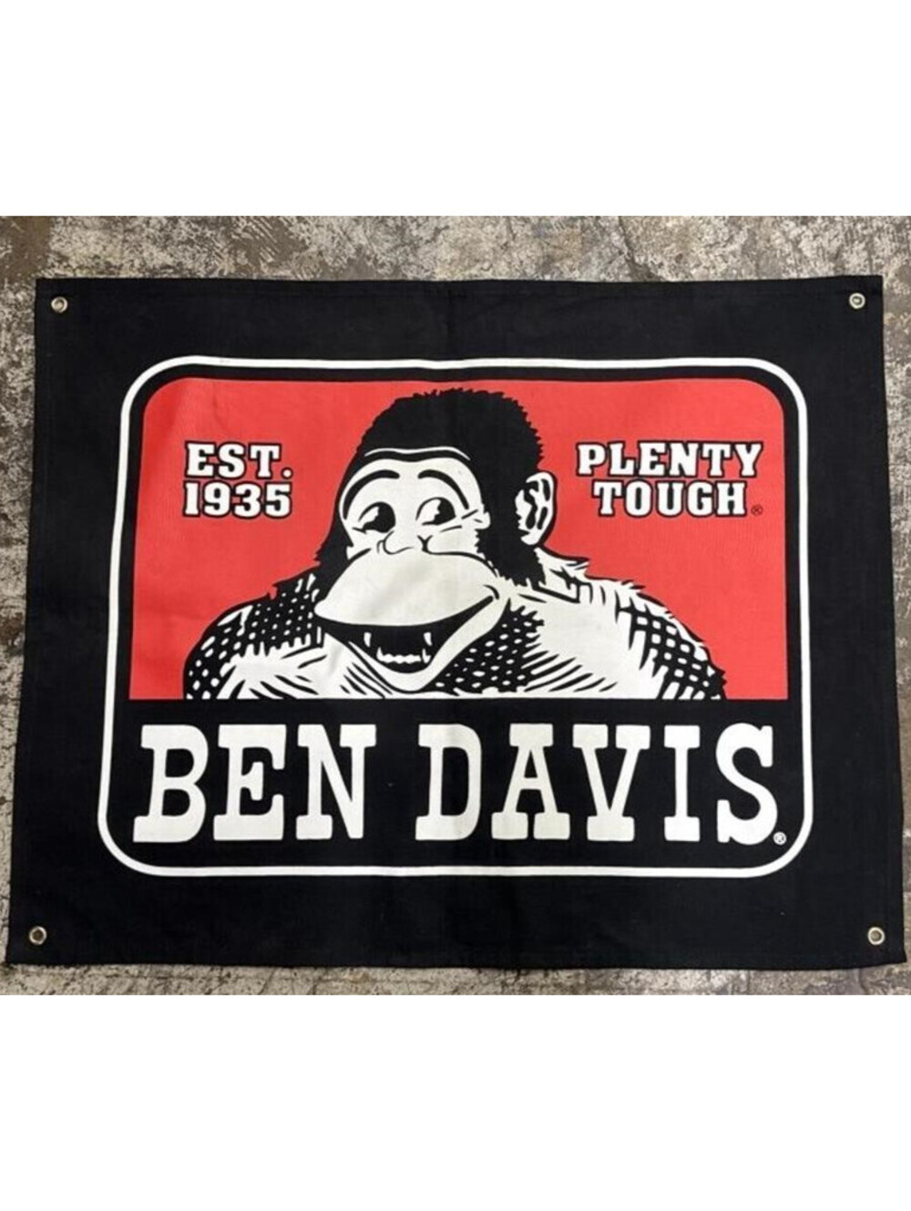 Vintage Ben Davis Store Denim Banner  29x24 Super Rare Store Display Item